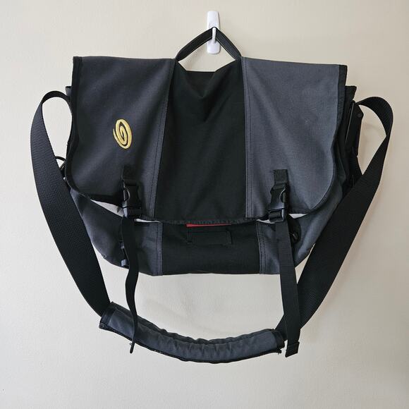 Timbuk2 Classic Messenger Bag Gray Black Commute - Picture 1 of 9